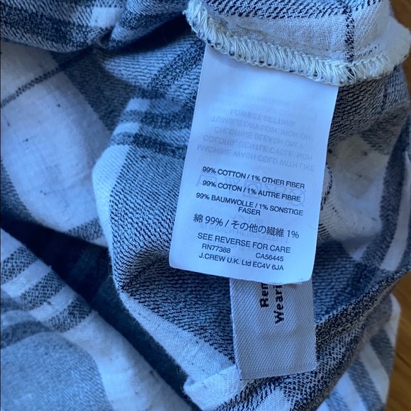 Madewell Plaid Button-up Top - Picture 6 of 10